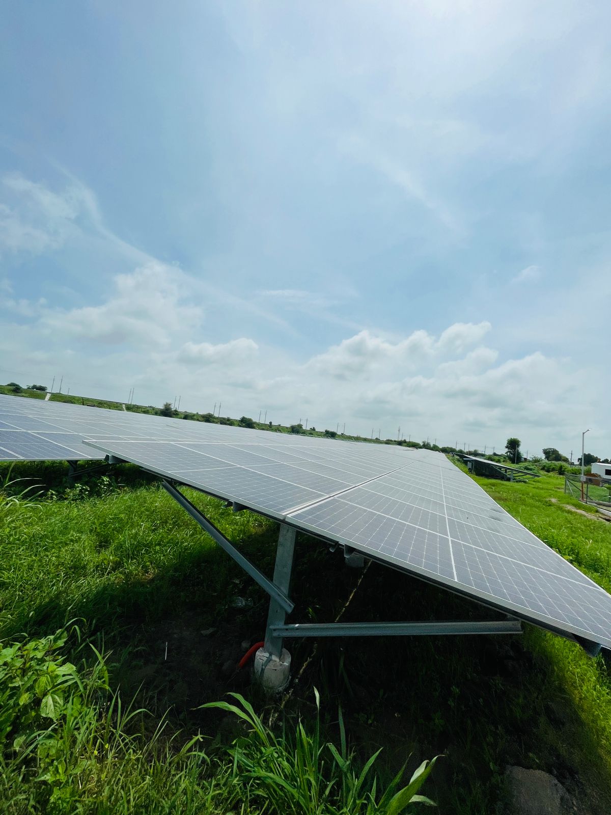 Utility-scale solar farm