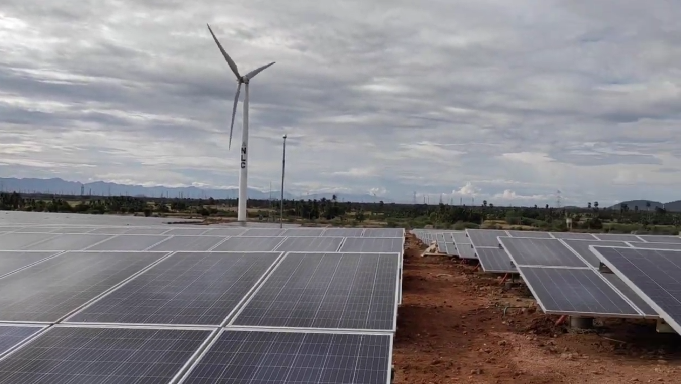 Wind and solar hybrid project