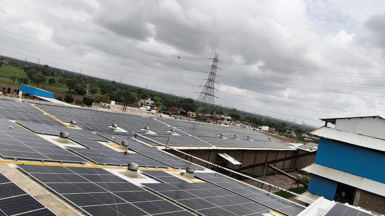 Captive solar power project