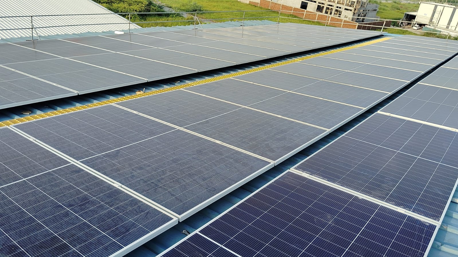 C&I rooftop solar installation
