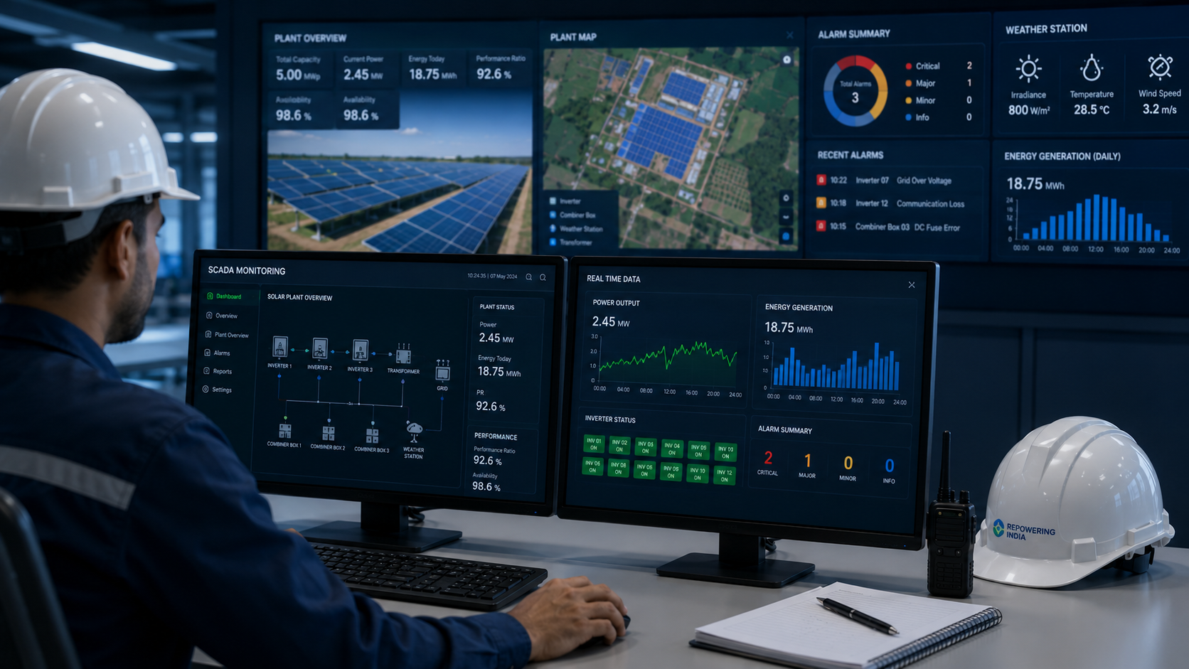 Solar asset management
